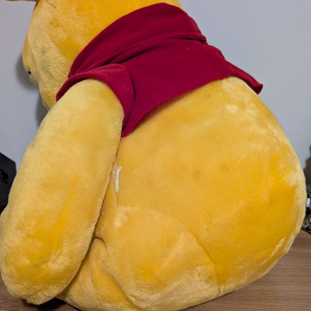 Winnie The Pooh Large Plush 90s Stuffed Bear Kids Toys Baby Boy Girl Cute Fluffy - Picture 3 of 13